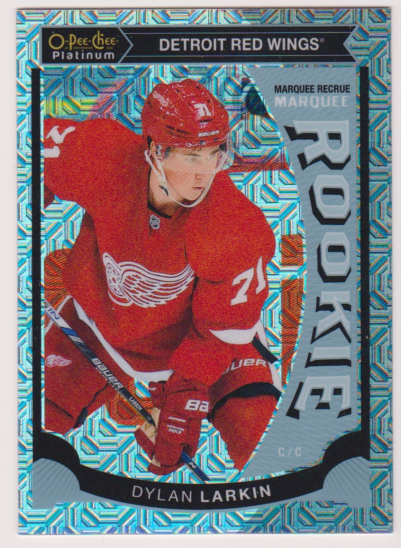 2015-16 OPC Platinum Marquee Rookies Traxx #M45 Dylan Larkin (image for) 2015-16 OPC Platinum Marquee Rookies Traxx #M45 Dylan Larkin